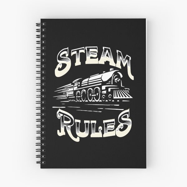 Item preview, Steam Rules Steam Train Engine Locomotive designed and sold by TheTrainRoom.