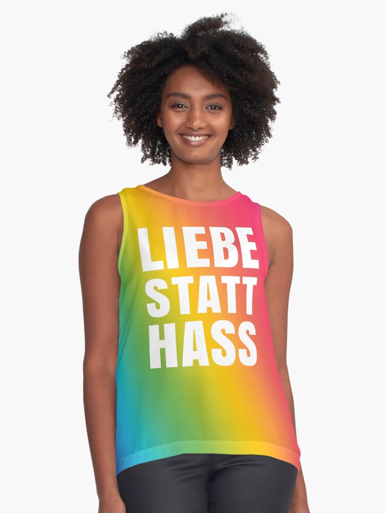 Artikel-Vorschau von Ärmelloses Top, designt und verkauft von ImNotBusyBerlin.