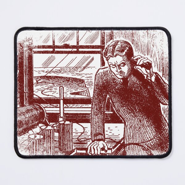 Item preview, On The Wireless - Red designed and sold by Banjoboy Art.