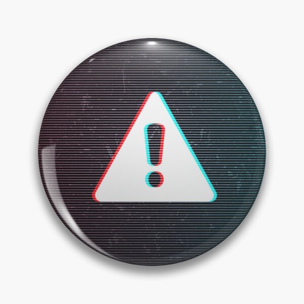 Item preview, Computer Hacking Warning Error Symbol designed and sold by Malwears.