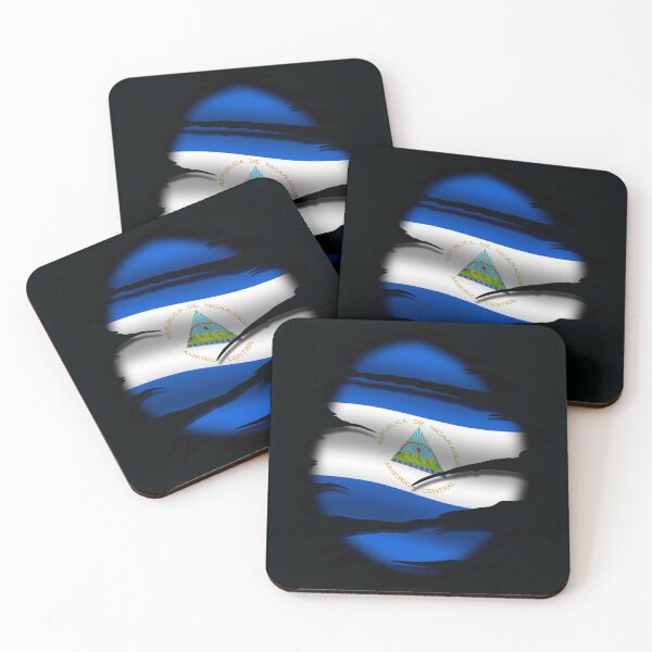 Item preview, Nicaragua - Torn Flag - Tattoo designed and sold by WdiCreative.