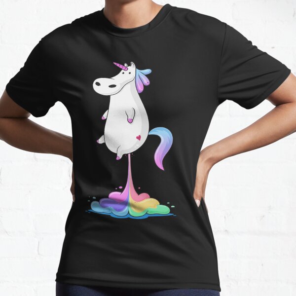 Unicorn Fart Active T-Shirt