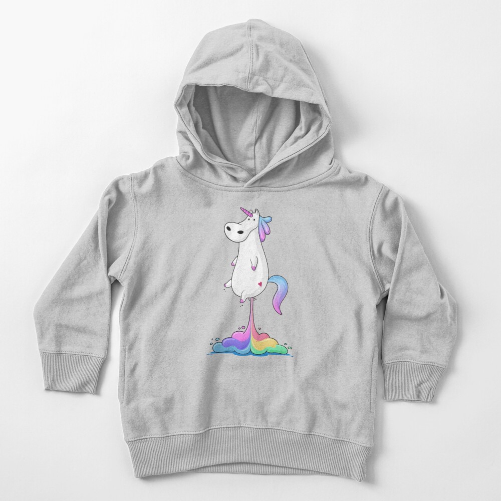 Unicorn Fart Toddler Pullover Hoodie