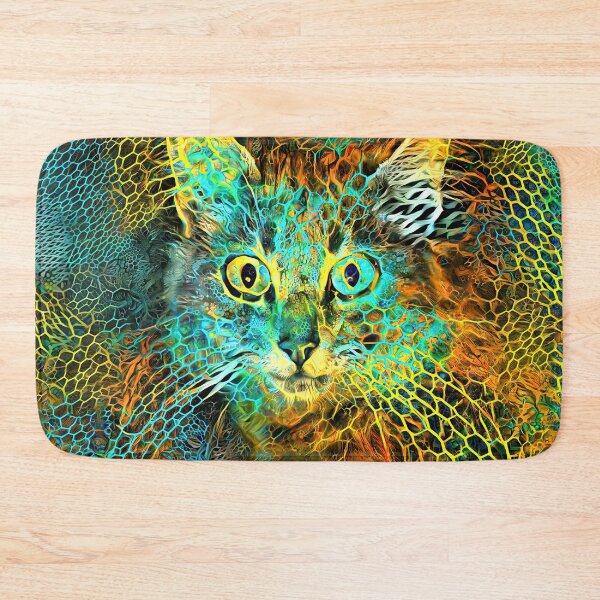 Item preview, Deep Style abstraction cat designed and sold by blackhalt.