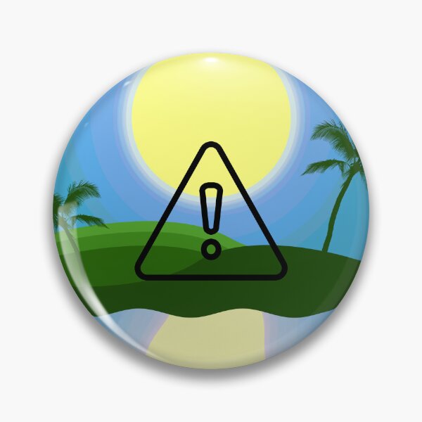 Item preview, Retro Paradise Warning Error Symbol designed and sold by Malwears.