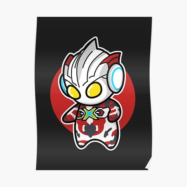 Ultraman Orb Burnmite Chibi Style Kawaii\
