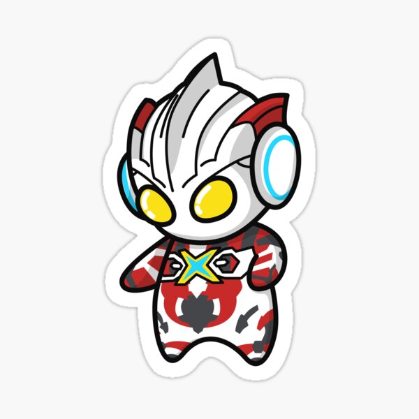 Ultraman X Chibi Style Kawaii\
