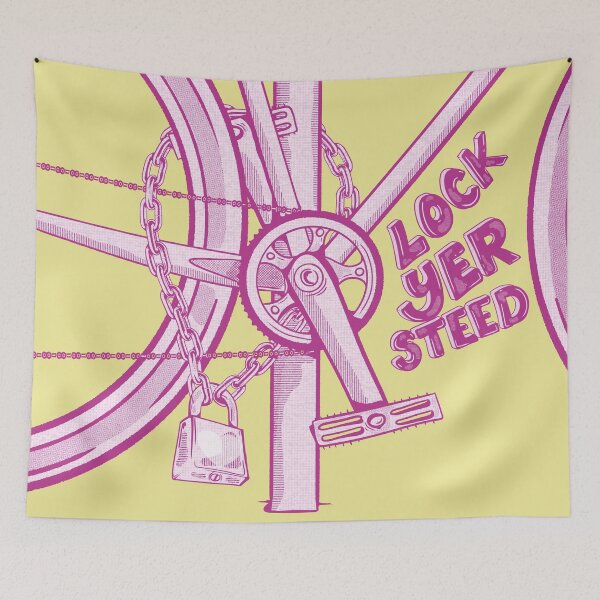 Item preview, Lock your bicycle designed and sold by piedaydesigns.