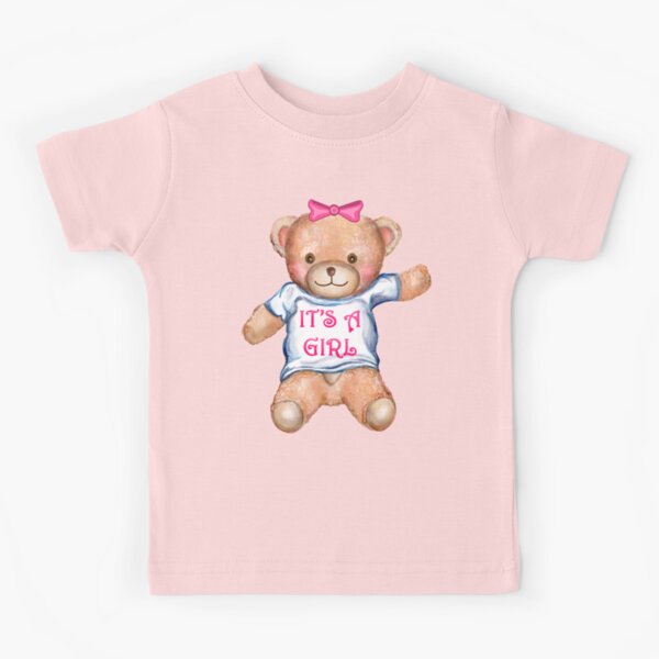 GUND It's a Girl T-Shirt Teddy Bear Stuffed Animal Plush - 12