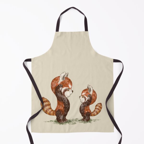 Item preview, Red pandas facing each other designed and sold by Toru Sanogawa.