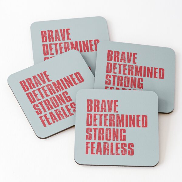 Item preview, Brave Determined Strong Fearless designed and sold by fromthehip.