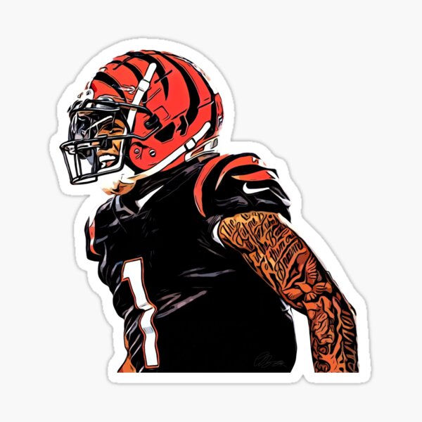 Joe Burrow Jamarr Chase STICKER - NFL Cincinnati Bengals Ohio Cincy  Wincinnati