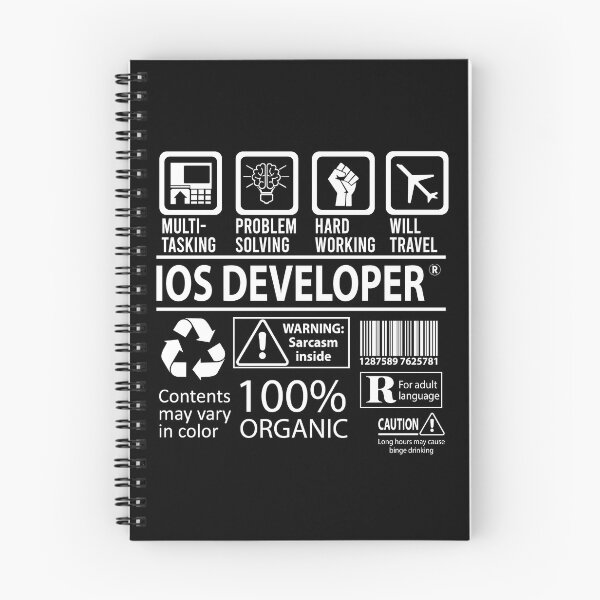 Item preview, Ios Developer T Shirt - MultiTasking Certified Job Gift Item Tee designed and sold by sabinacsnm.