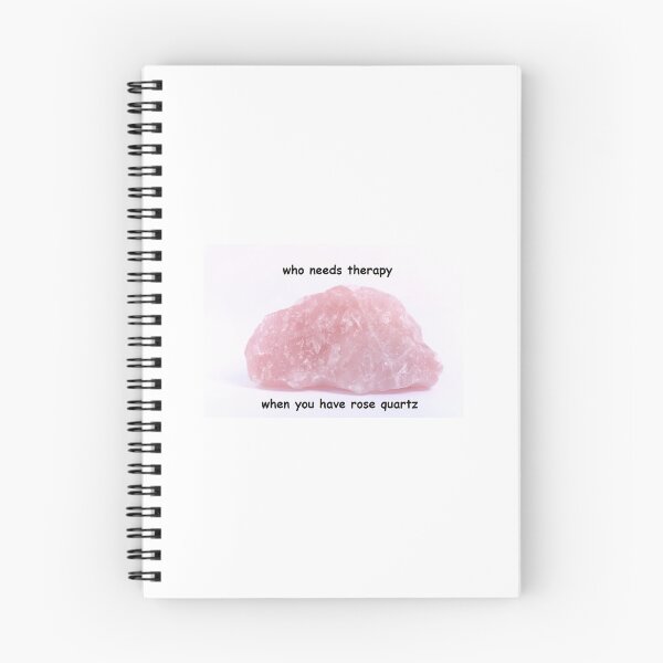Item preview, who needs therapy when you have rose quartz designed and sold by LucyGardner94.