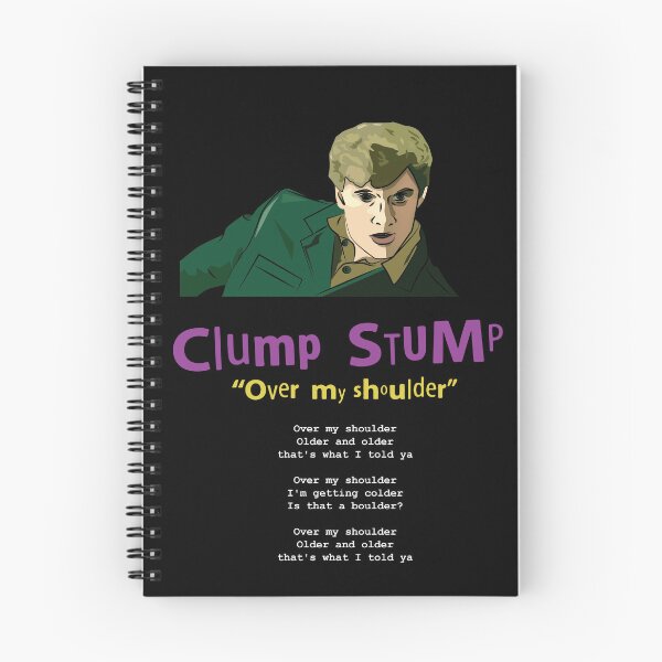 Item preview, Clump Stump - Over My Shoulder - White Lyrics designed and sold by The British Bunny Hop Shop.