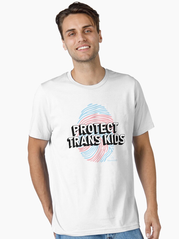 Thumbnail 2 of 7, Essential T-Shirt, Protect Trans Kids - Transcend Australia designed and sold by transcendaust.