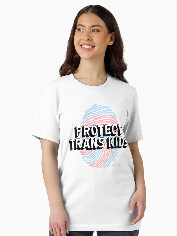 Thumbnail 1 of 7, Essential T-Shirt, Protect Trans Kids - Transcend Australia designed and sold by transcendaust.