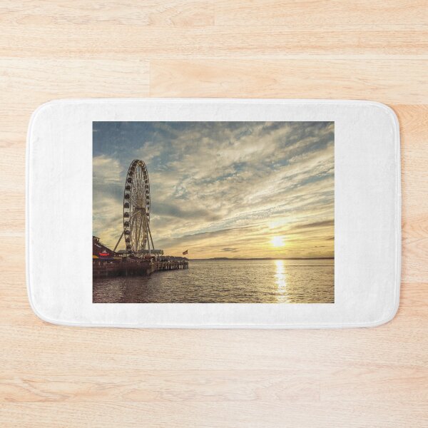 Item preview, Seattle Great Wheel at Sunset, Seattle, Washington #2 designed and sold by ywphotos.