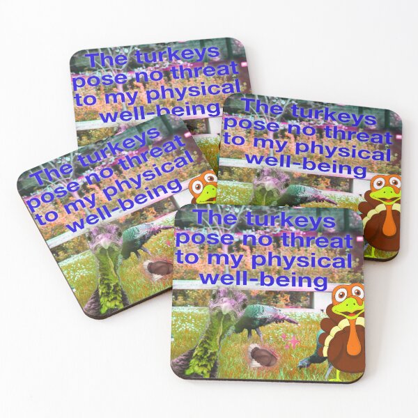Item preview, The turkeys pose no threat designed and sold by UCSC Affirmations.
