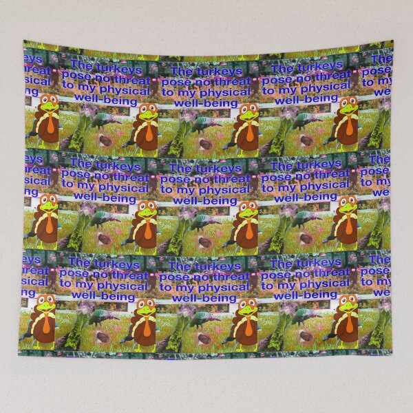 Item preview, The turkeys pose no threat designed and sold by UCSC Affirmations.