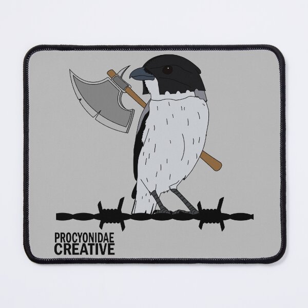 Item preview, Loggerhead shrike designed and sold by Procyonidae Creative.