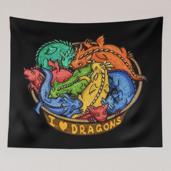 Aperçu de l'œuvre Panier de dragons créée et vendue par Ashdei.