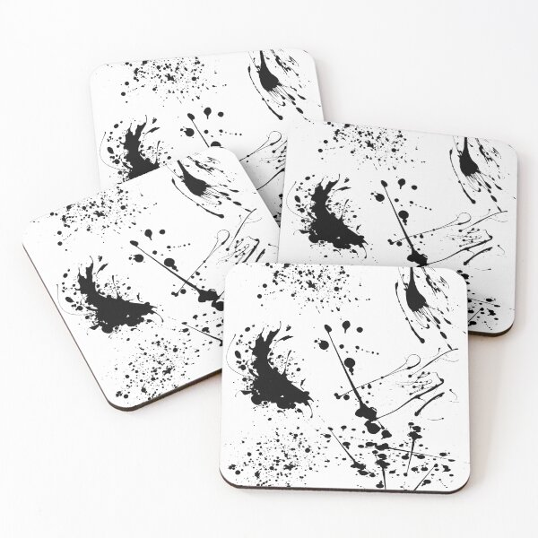 Item preview, Beautiful Patterns Of Ink splattered On A Canvas designed and sold by Cora Gregory.
