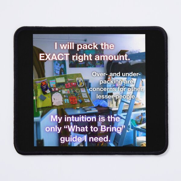 Item preview, College packing designed and sold by UCSC Affirmations.