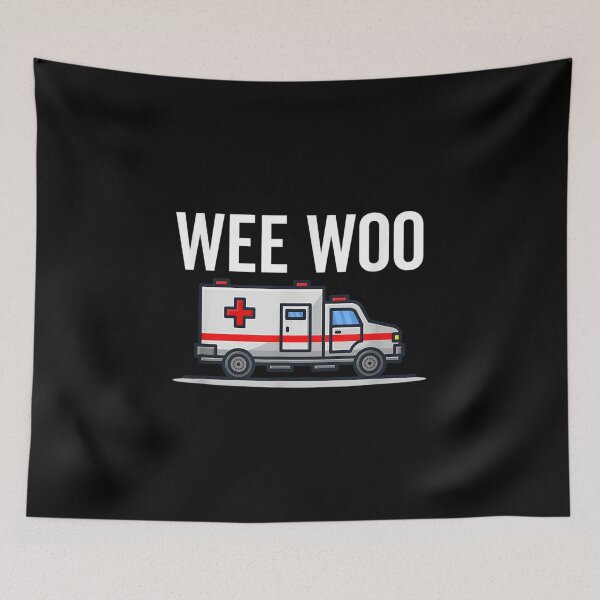 Item preview, Wee Woo Ambulance Amr Funny Ems Emt Paramedic Gift  designed and sold by jennifera11.