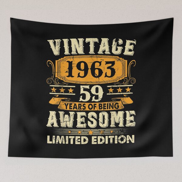 Item preview, 59 Year Old Gifts Vintage 1963 Limited Edition 59th Birthday  designed and sold by jennifera11.