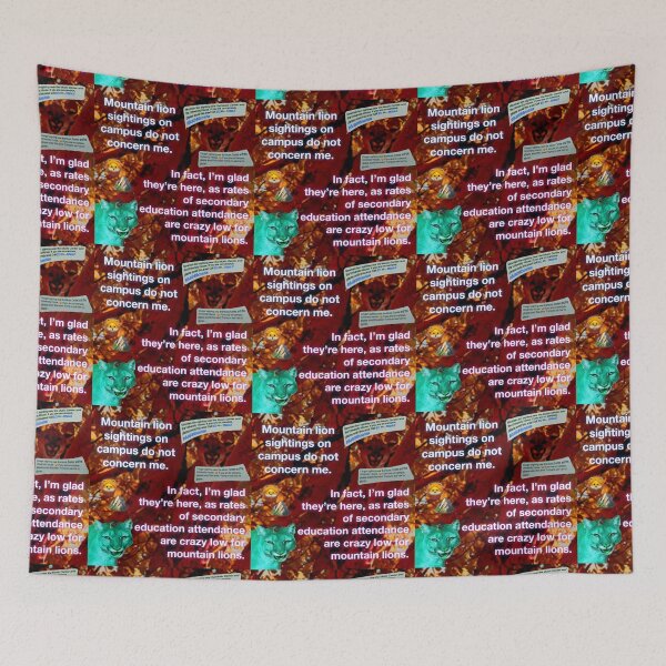 Item preview, Mountain Lion Sightings designed and sold by UCSC Affirmations.