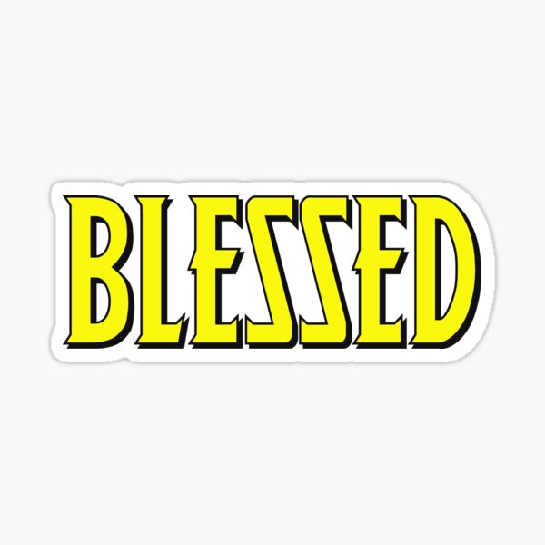 Download Blessed Svg Stickers Redbubble