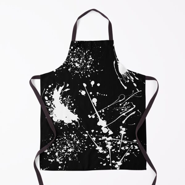 Item preview, Beautiful Patterns Of White Ink splattered On A Black Canvas designed and sold by Cora Gregory.