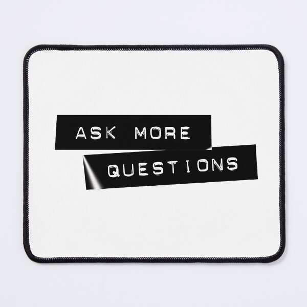 Item preview, Ask More Questions Dymo Label Maker Tape Saying designed and sold by inkandmoth.