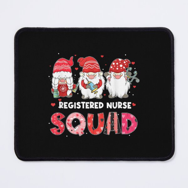 Item preview, Funny Gnome Registered Nurse Squad Valentines Day Matching designed and sold by jennifera11.