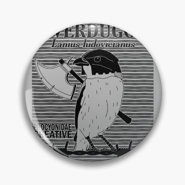 Item preview, Loggerhead shrike 2 designed and sold by Procyonidae Creative.