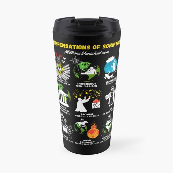 9 Dispensations of Man - Christian Travel Coffee Mug