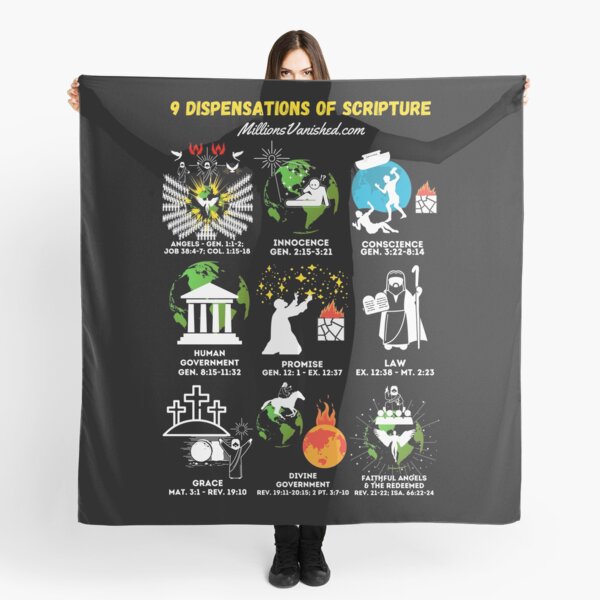 9 Dispensations of Man - Christian Scarf