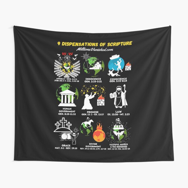 9 Dispensations of Man - Christian Tapestry