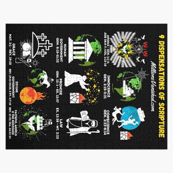 9 Dispensations of Man - Christian Jigsaw Puzzle