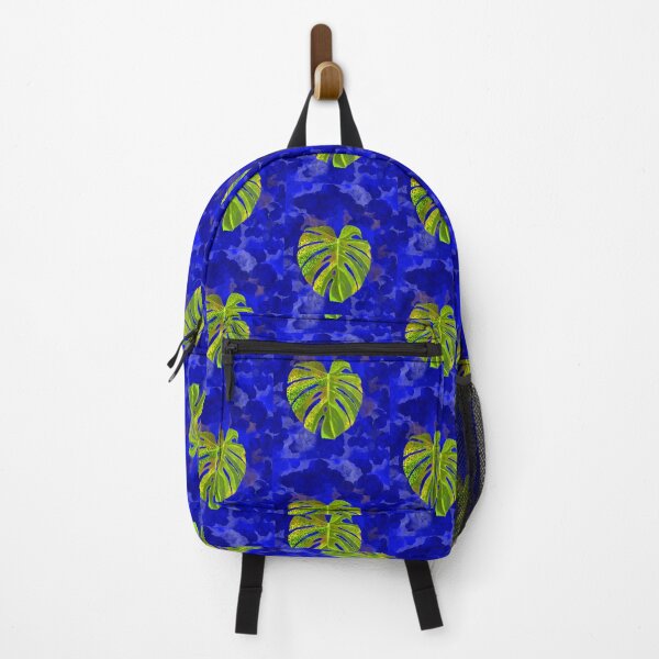 Vista previa del artículo con la obra «hoja de monstera azul», diseñado y vendido por Anovaart.