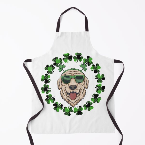 Item preview, Golden Retriever Shamrock designed and sold by Peggy Lindstrom.