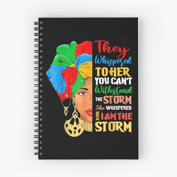 Item preview, Black Queen Natural Afro African American I Am The Storm  designed and sold by jennifera11.