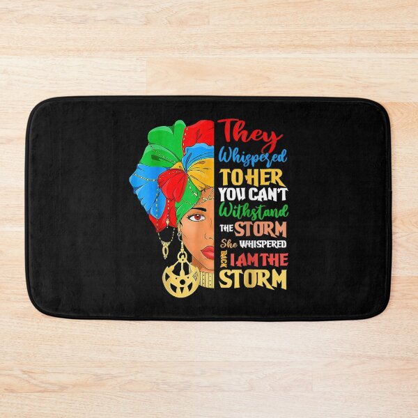 Item preview, Black Queen Natural Afro African American I Am The Storm  designed and sold by jennifera11.