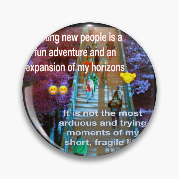 Item preview, Meeting new people designed and sold by UCSC Affirmations.