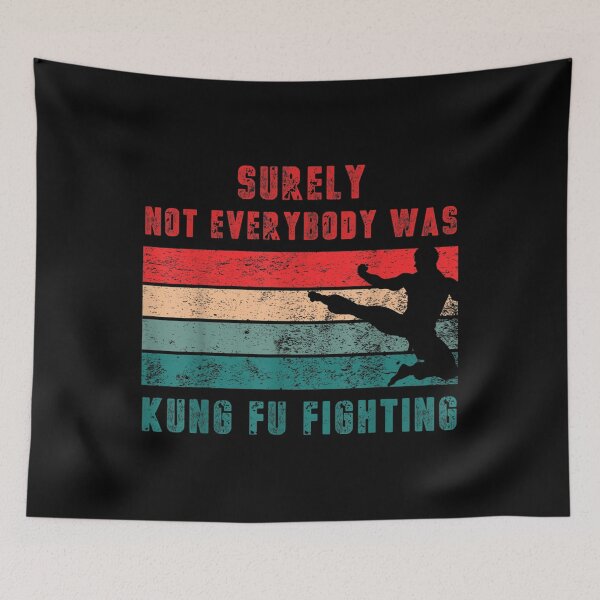 Item preview, Surely Not Everybody Was Kung Fu Fighting Vintage Style Men  designed and sold by cysandy.