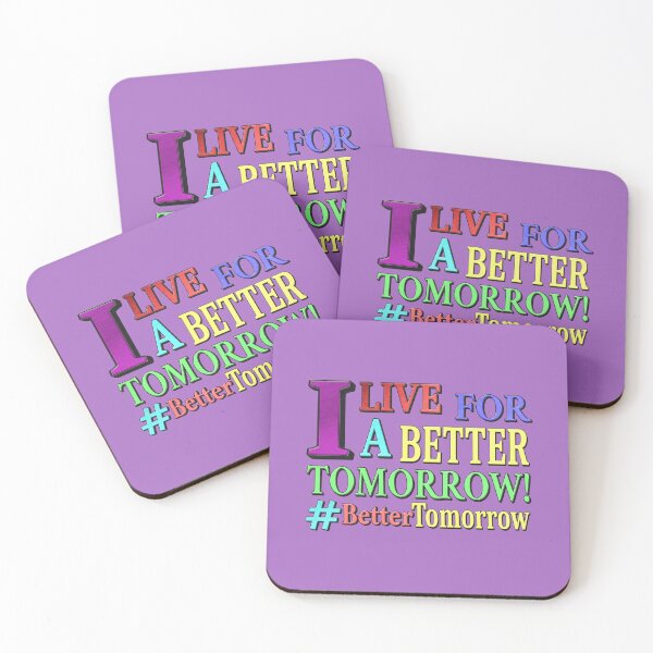 Item preview, "BETTER TOMORROW" Cute Design. Buy Now designed and sold by Health And Fitness Posts e-Store.