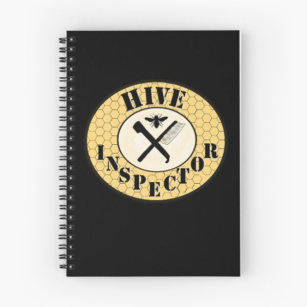 Item preview, Hive Inspector - Black text with tools an a cute bee designed and sold by MountMercantile.