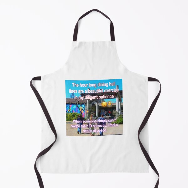 Item preview, Hour long dining hall lines designed and sold by UCSC Affirmations.