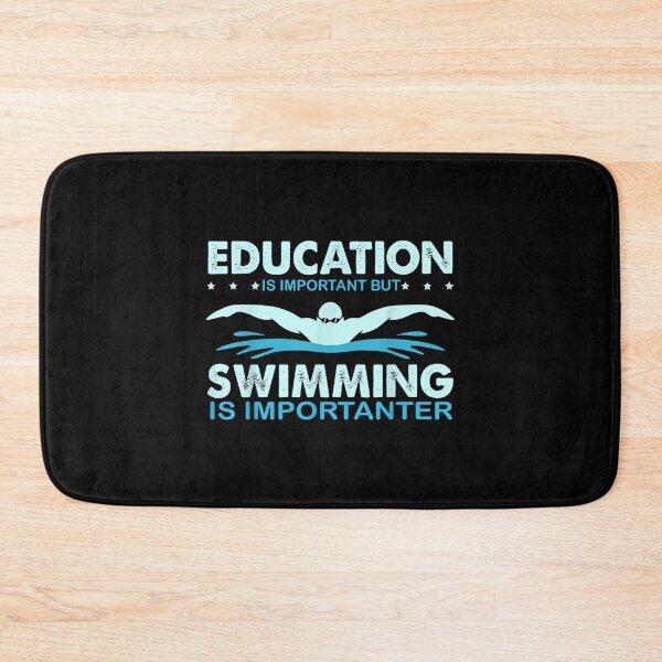 Item preview, Swimmer Education Is Important But Swimming Is Importanter  designed and sold by bessiey23.